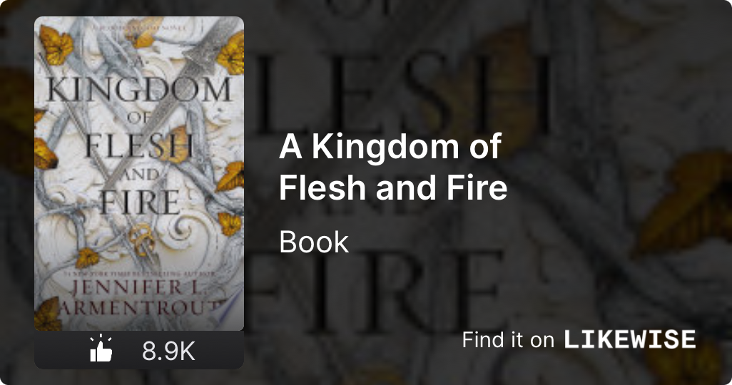 Jennifer Armentrout A Kingdom Of Flesh And Fire Is Almost, 52% OFF