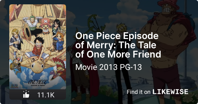 One Piece: Episode of Merry: The Tale of One More Friend (Special